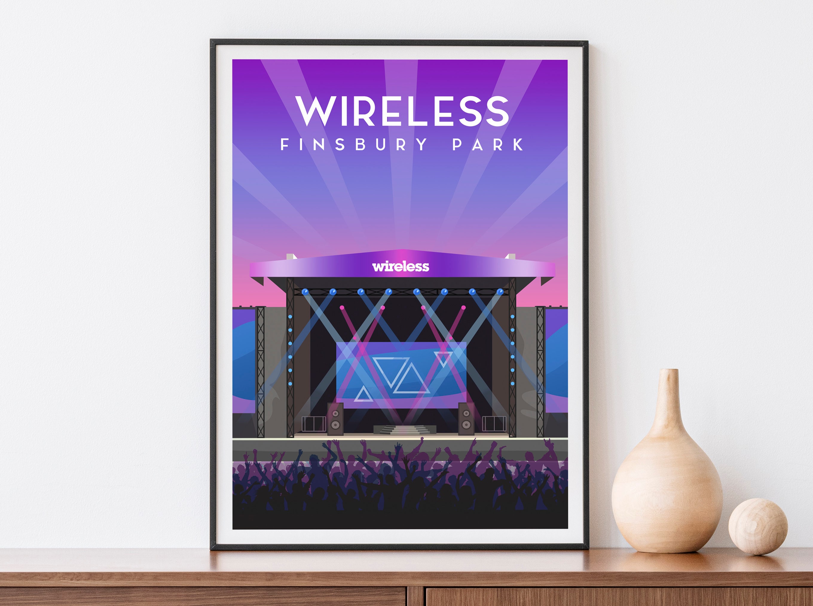 Wireless Festival Print | Finsbury Park London Poster - British Music  Festival Wall Art - Etsy