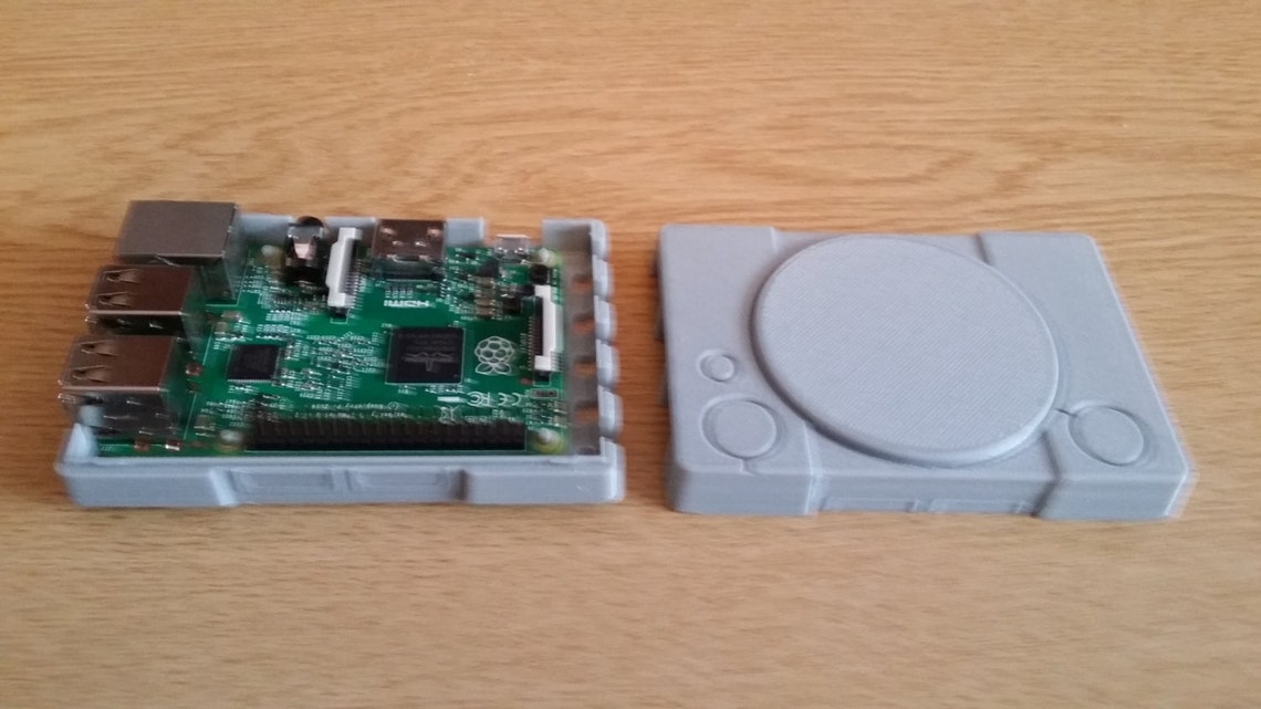 3D Printed Playstation Raspberry Pi 2/3B Retropie Case - Etsy UK