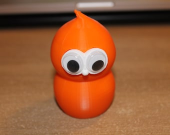 3D Printed likeness of the EDF Zingy Mascot