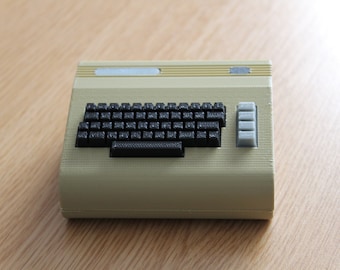 3D Printed Commodore 64  inspired Raspberry Pi 2/3B/4B retropie case