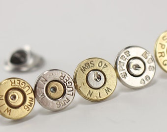 Bullet Tie Tack - Bullet Hat Pin - Valentines Day Gifts For Him - Gifts for Husband - Valentines Day Gifts for boyfriend - Groom Gift
