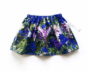 Purple Twilight Fairy Skirt with Silver Glitter