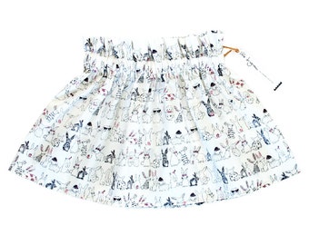 White Bunny Rabbit Parade Skirt