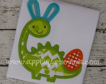 Easter Dinosaur Applique Design