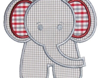 Elephant Applique Design