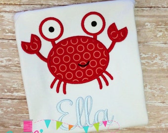 Crab 5 Applique Design