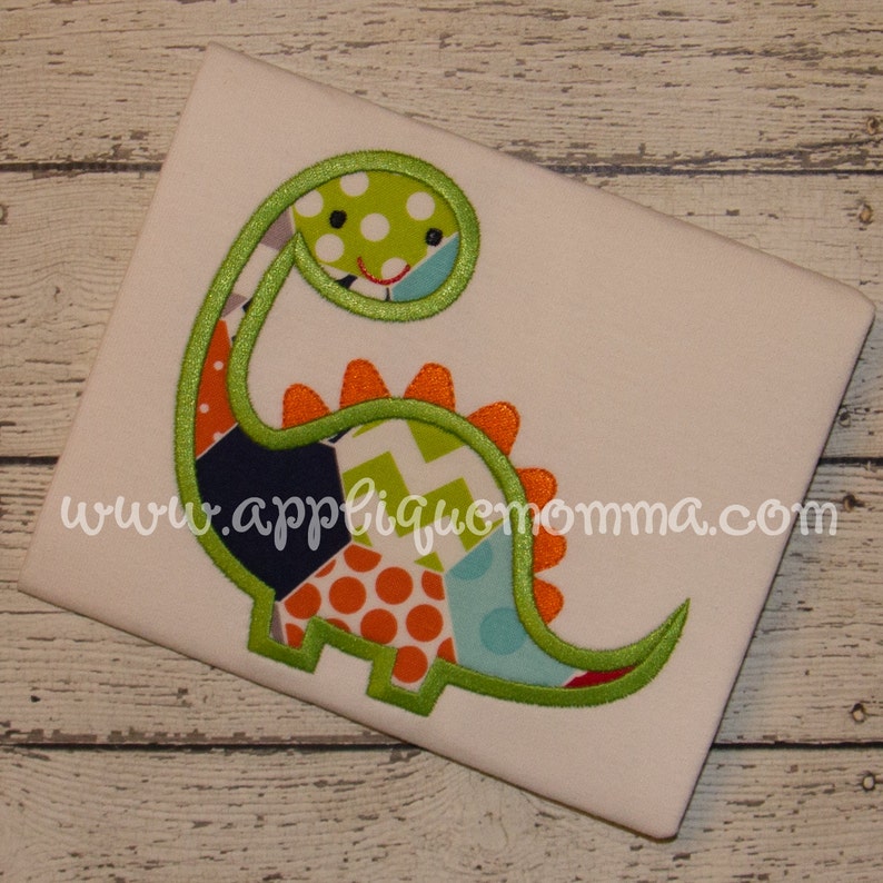 Dinosaur Applique Design image 1