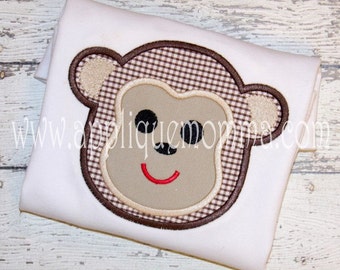 Monkey 2 Applique Design