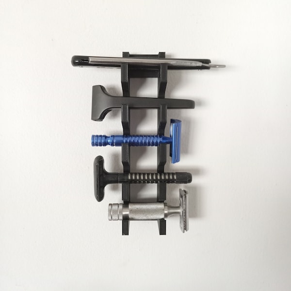 sale Wall Mount safety straight razor 3d printed stand rack