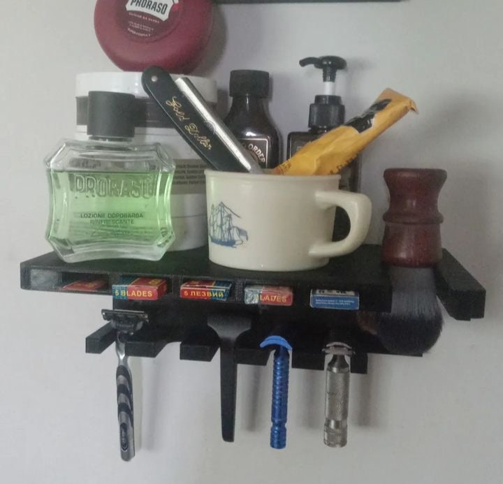 Bathroom Shelf Razor Stand Wall Razor Holder Shower Razor Blade