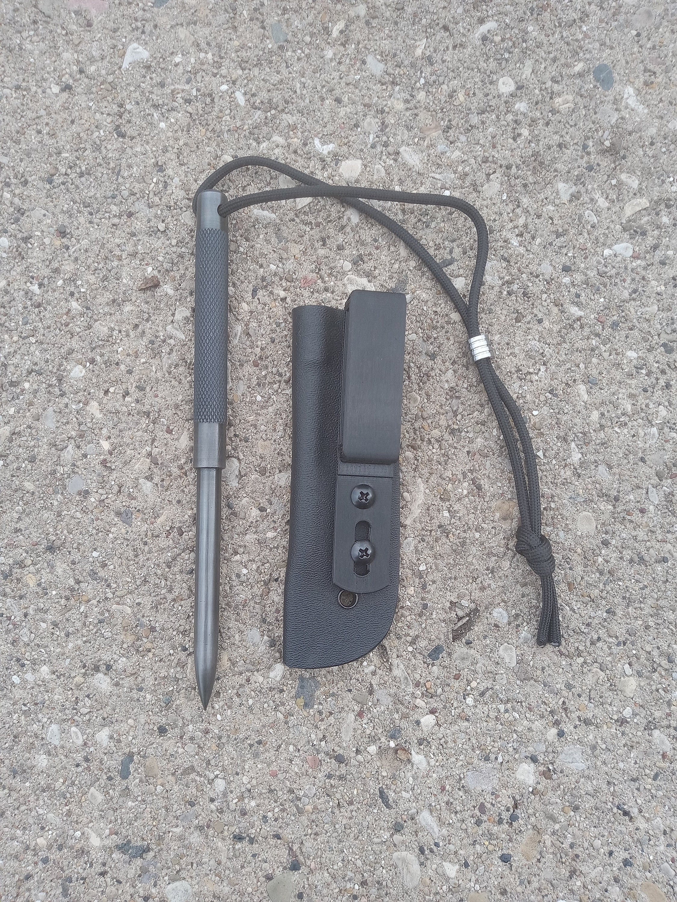 Sale Custom Edc 9mm Ice Pick Kydex Sheath Marlin Spike Tactical