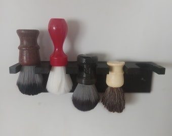 Shaving 5 brush rack black