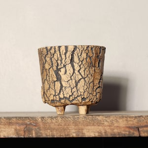 M225 pot , Pottery , Ceramic Pot , Containers , Vintage planter , rustic Rock planter , cactus pot