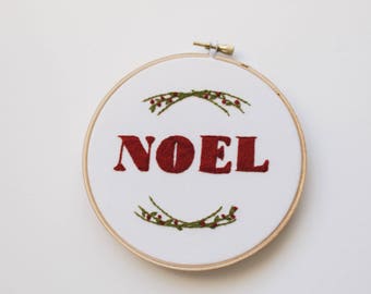 Noel, Weihnachtsstickerei, Stickrahmen, bestickte Reifen Kunst, Weihnachtsdekor, handgemachte Weihnachten, Moden Stickerei, Urlaub Dekoration