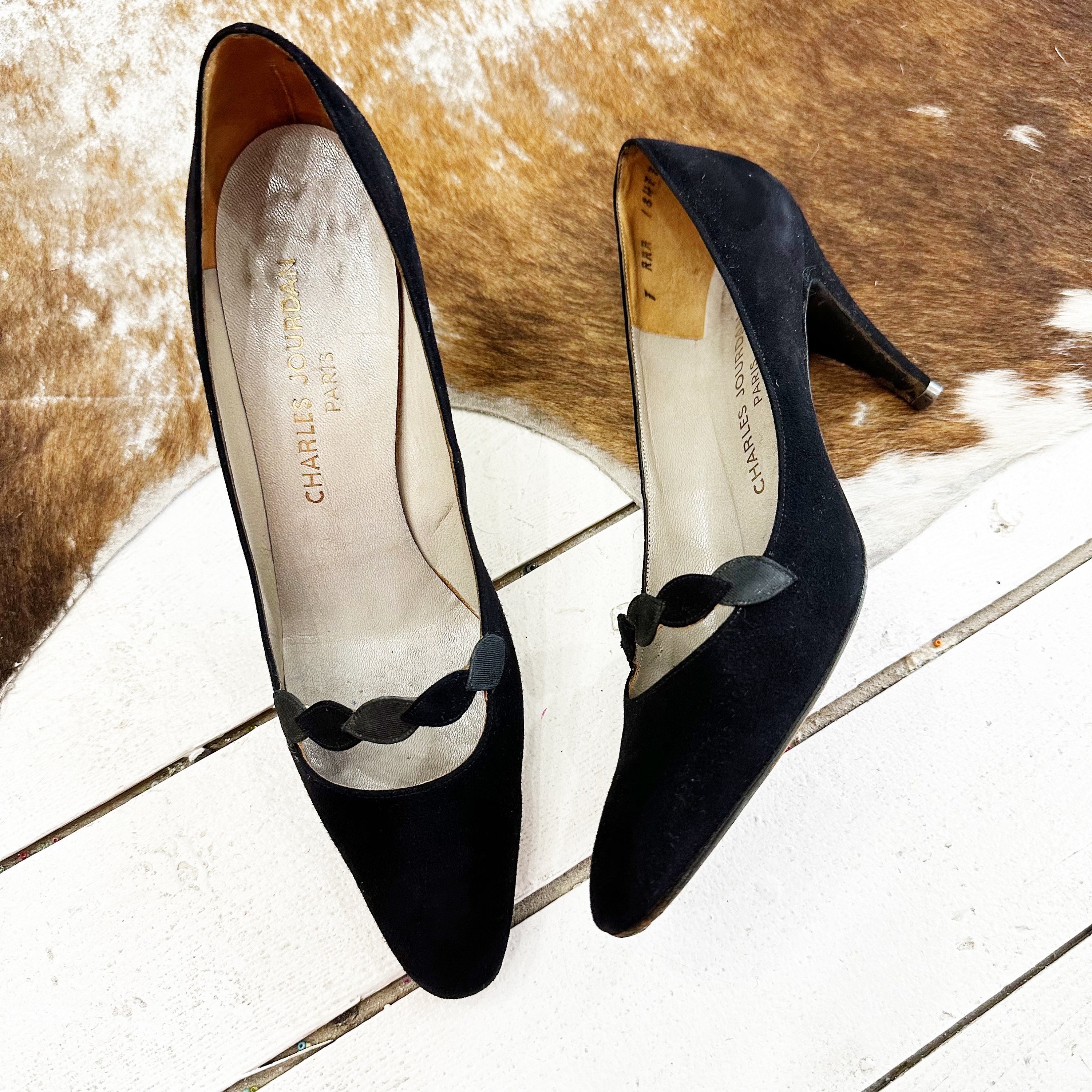 CHARLES JOURDAN Paris レディースパンプス/サイズ5.5 Charles Jourdan Paris Strappy Heels-sz 5.5 – The Phonebooth