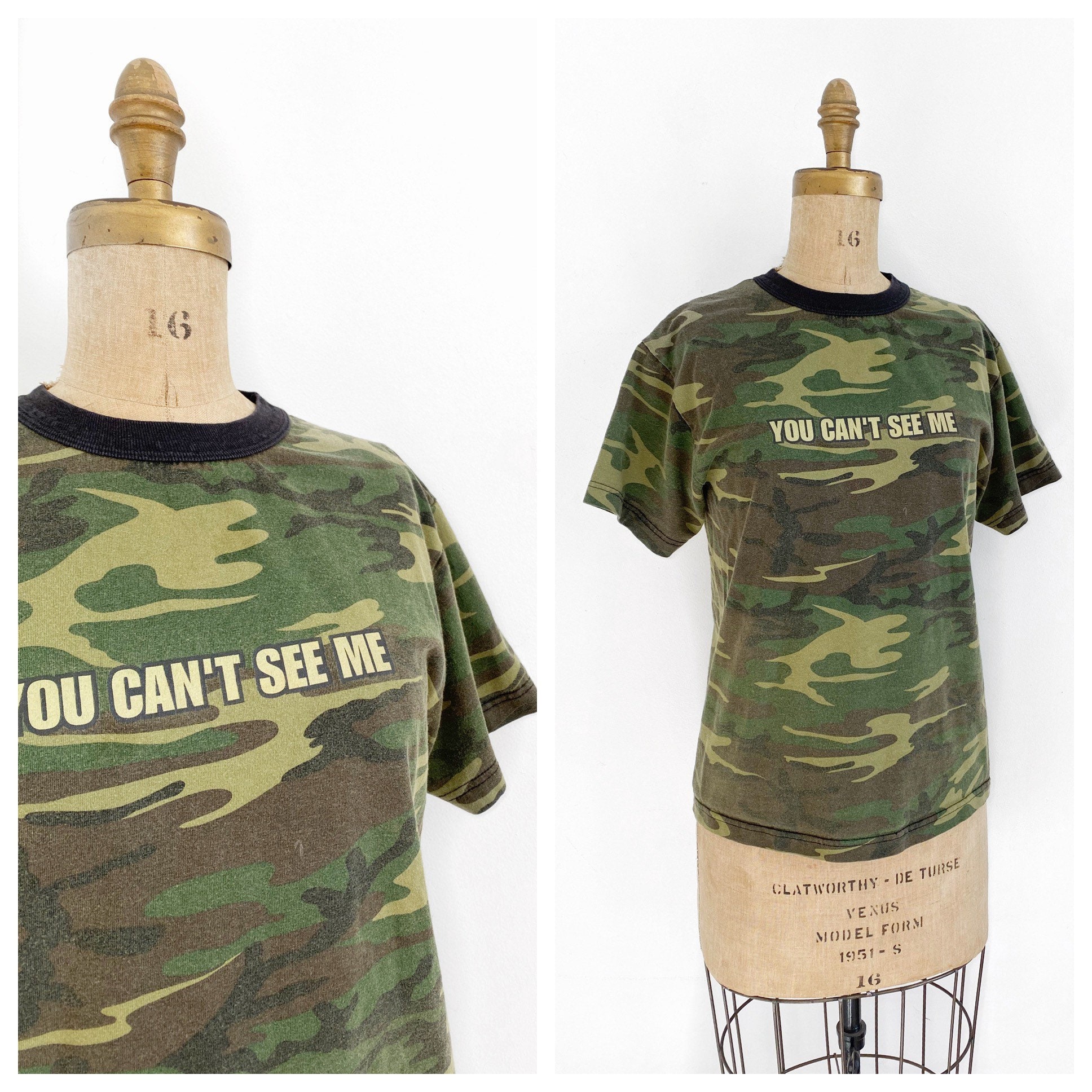 Y2K Camo Graphic Tee. Size M/L. | Etsy