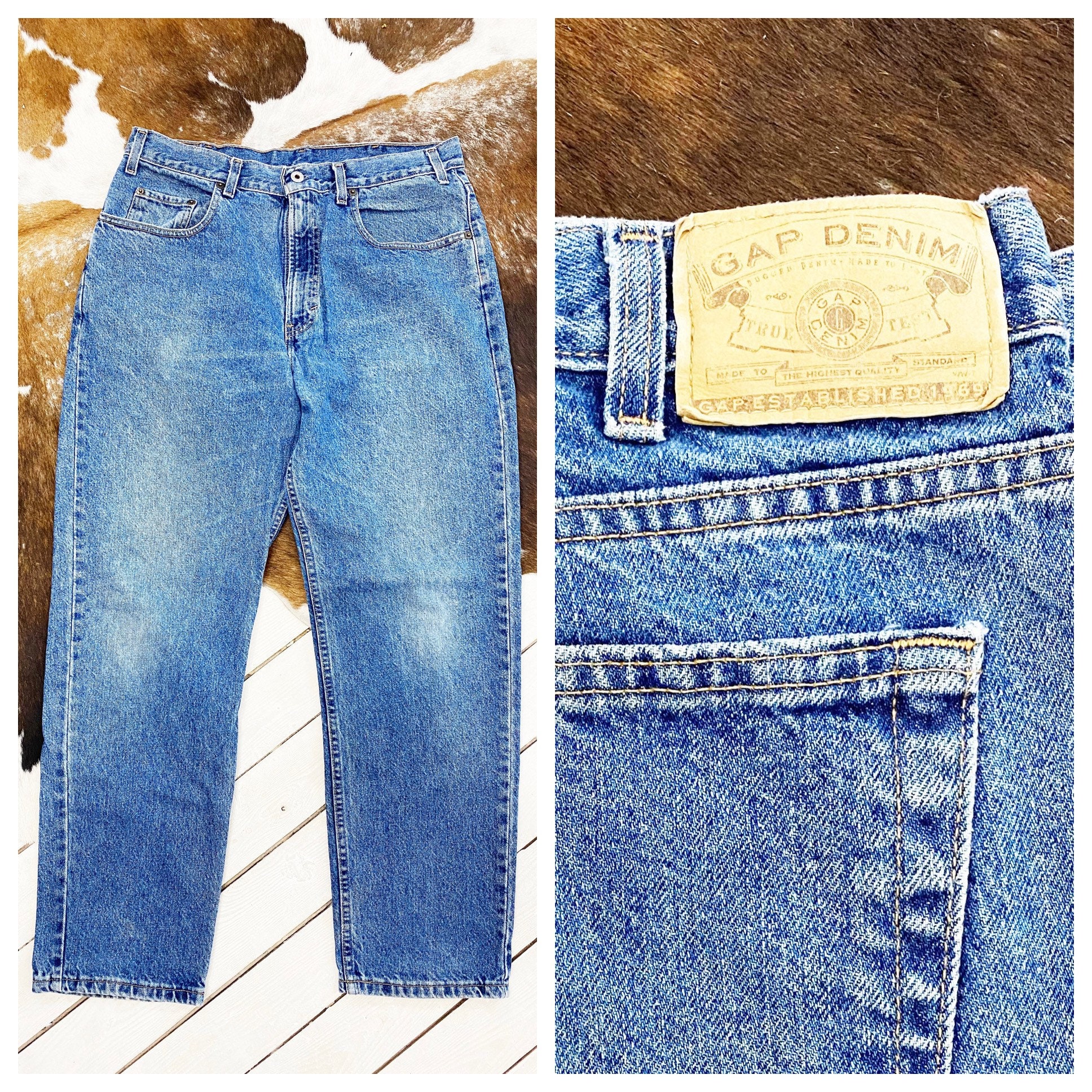 Vintage GAP Loose Fit High Waist Mom 