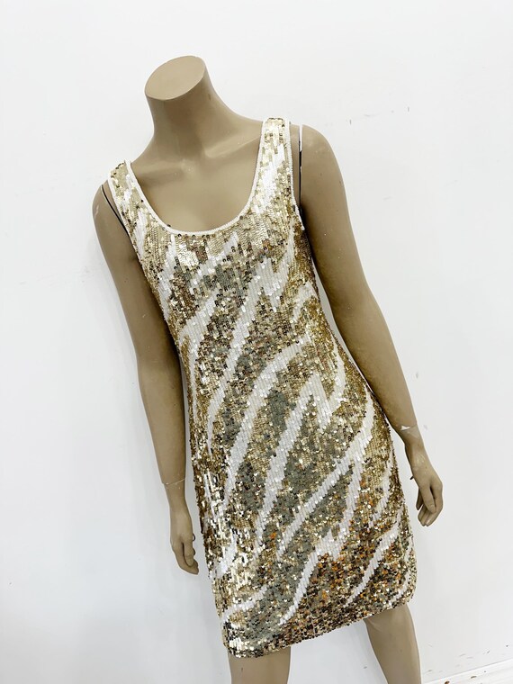 slim fit dress slacks Backless V-Neck Sparkly Long Sexy Sequin Prom Dress– PromGirl main image 0