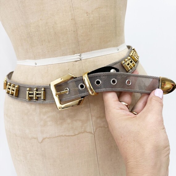 Cool Metallic Mesh Fake Ammo Belt. Size M/L. - Etsy