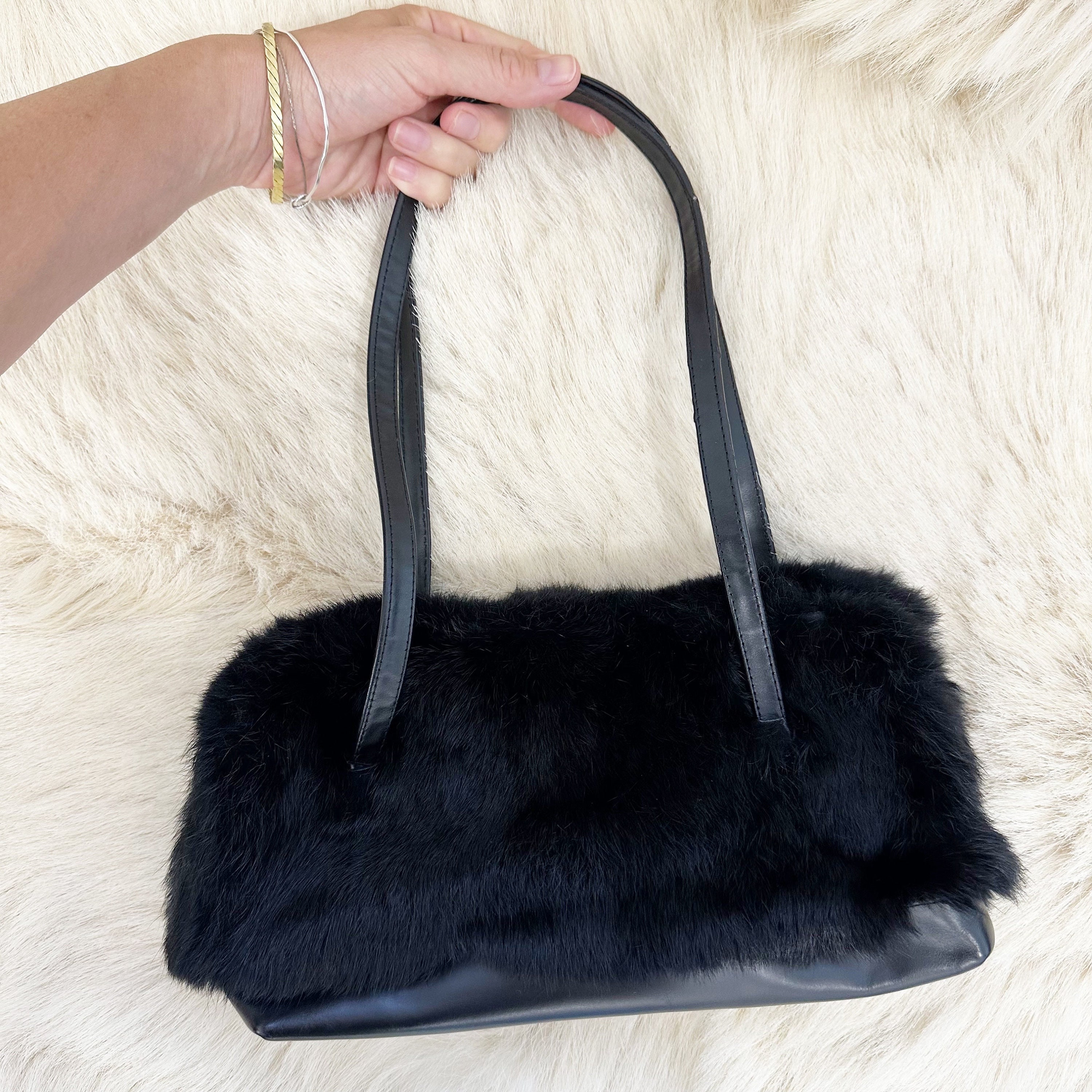 Brandy melville faux fur bag new arrivals