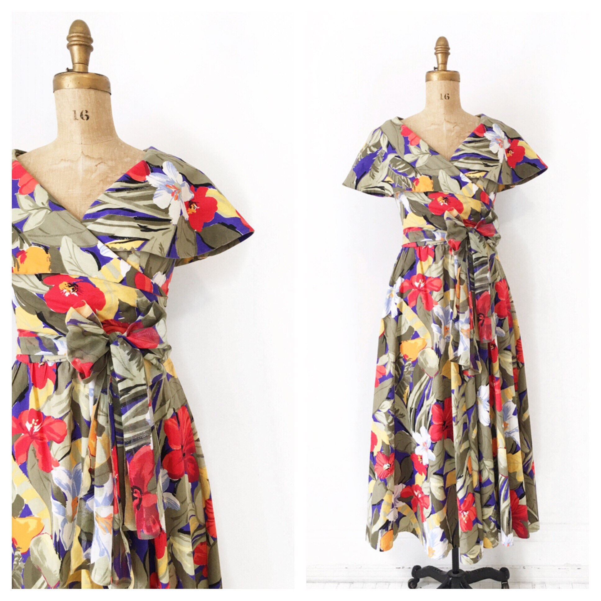 cotton flower dress