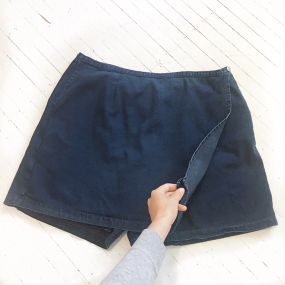 plus size denim skorts