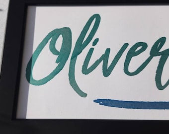 Brushed Personalised Name