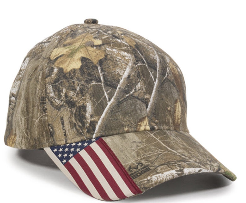 Camo USA Custom Embroidered Baseball Hat Personalized Hat Etsy