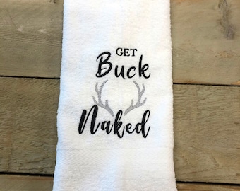 Embroidered Hand Towel: Personalized Cotton Towel, Custom Slogan or Logo