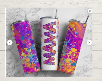 Personalized Mama Tumbler: Seamless Stainless Steel Insulated Tumbler