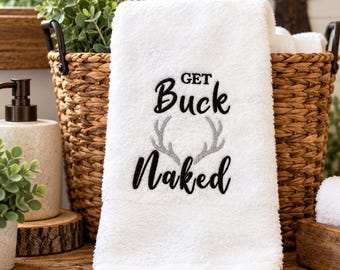 Embroidered Hand Towel: Personalized Cotton Towel, Custom Slogan or Logo LOTS of colors!