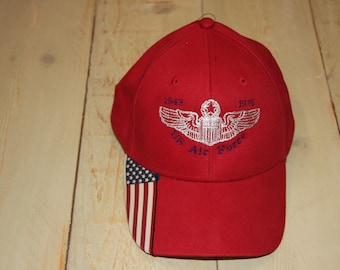 Embroidered Military Cap: Custom USA Flag Hat