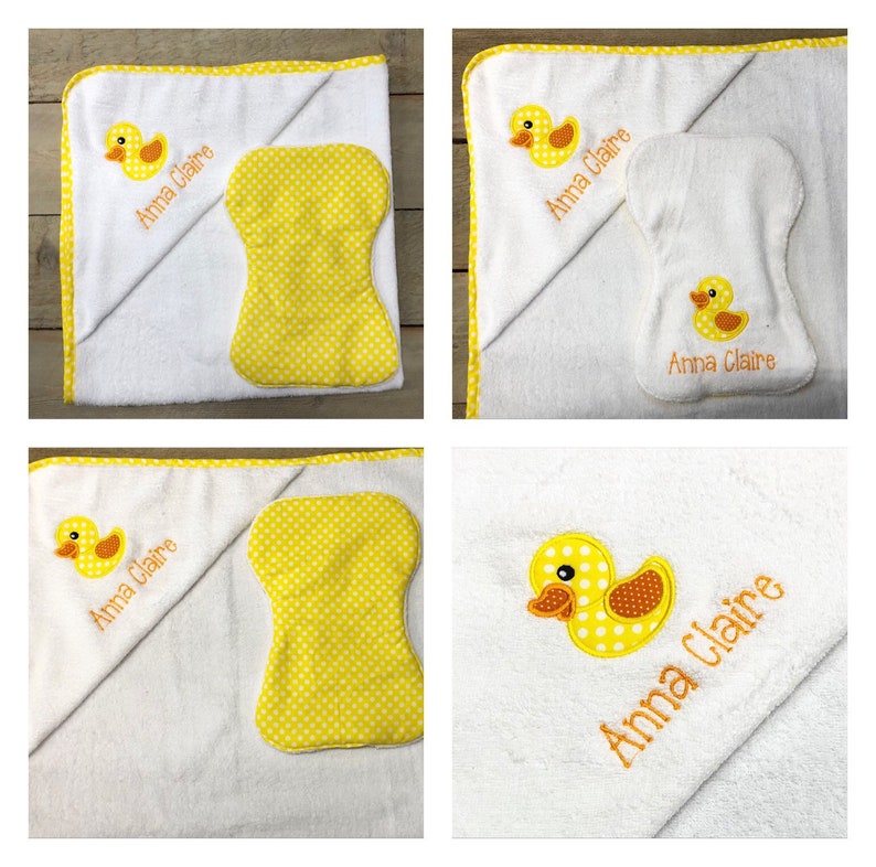 Hooded Bath Towels for Baby Personalized Hooded Towel Made to Etsy