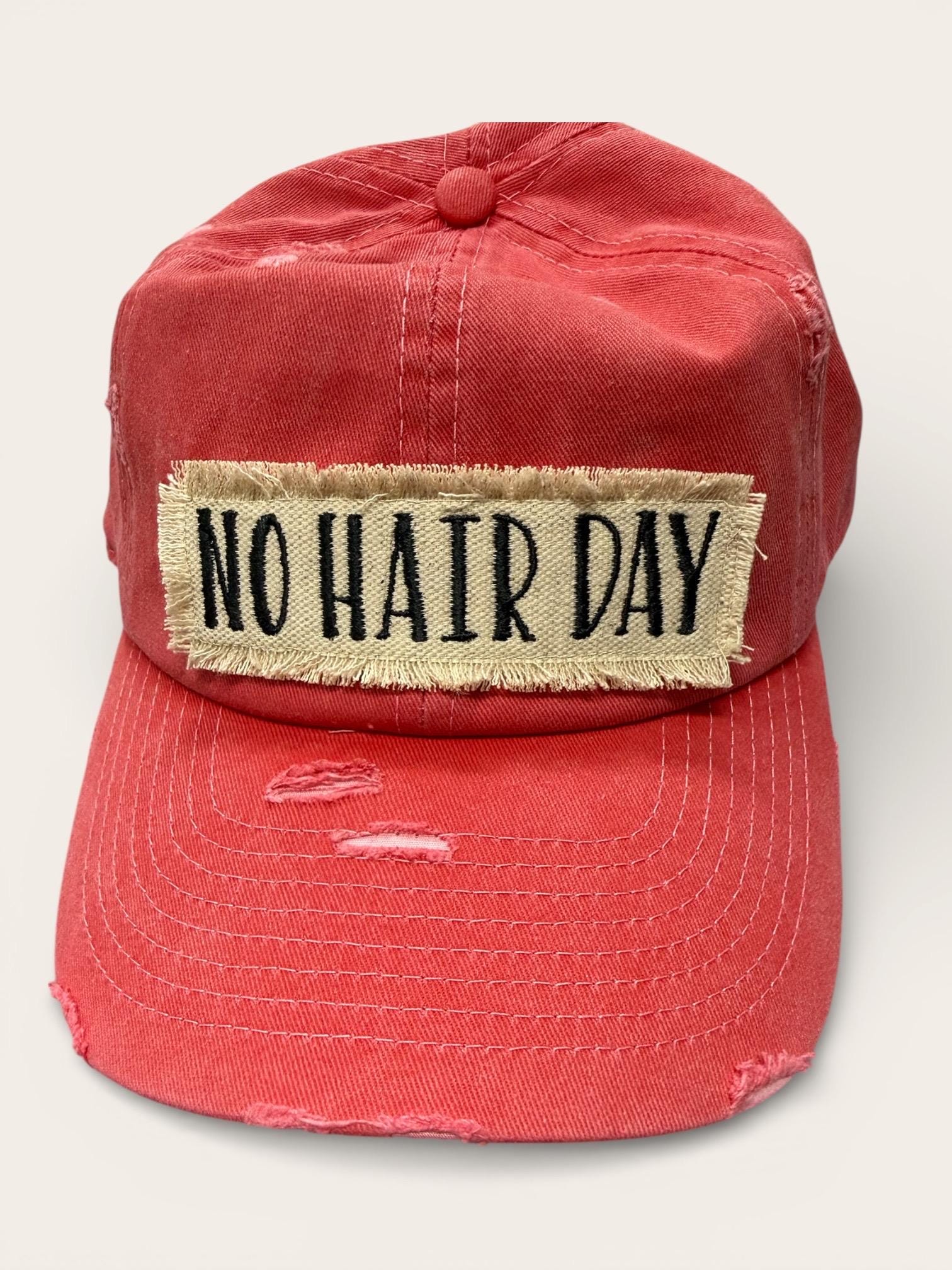 BAD HAIR DAY Distressed Cap: Women display picture 2
