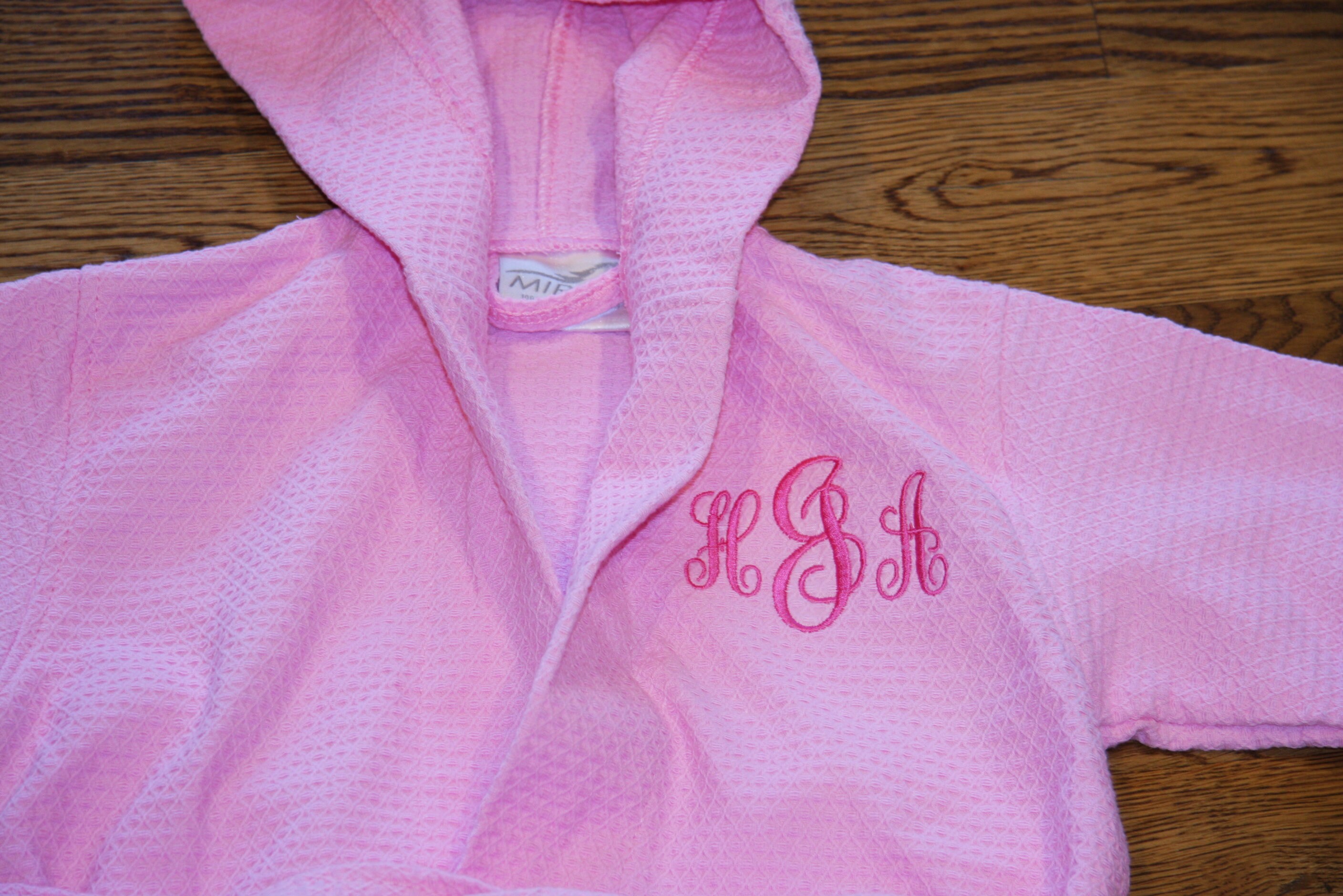 Children Personalized spa robes waffle weave robes kids robes Etsy