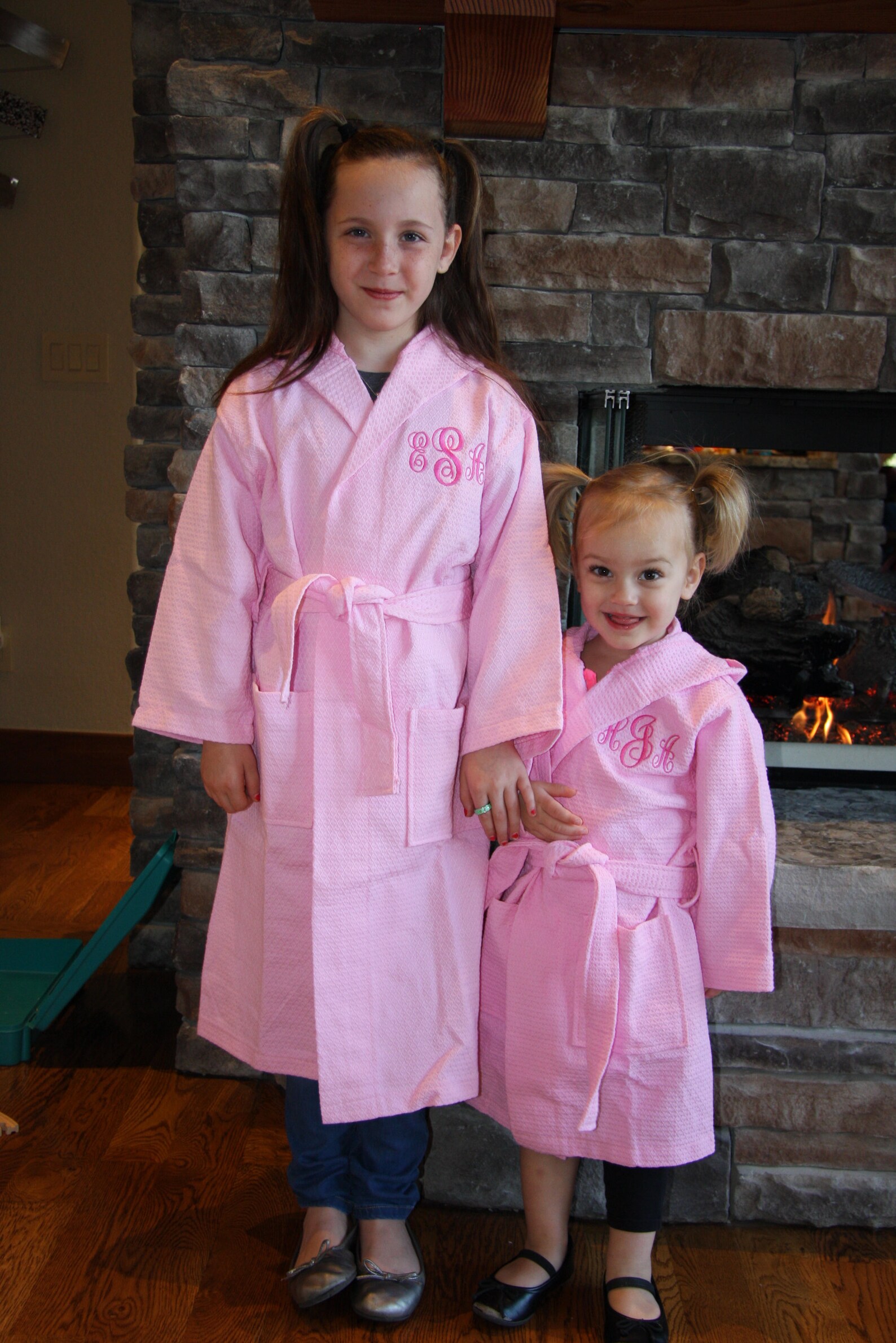 Children Personalized spa robes waffle weave robes kids robes Etsy