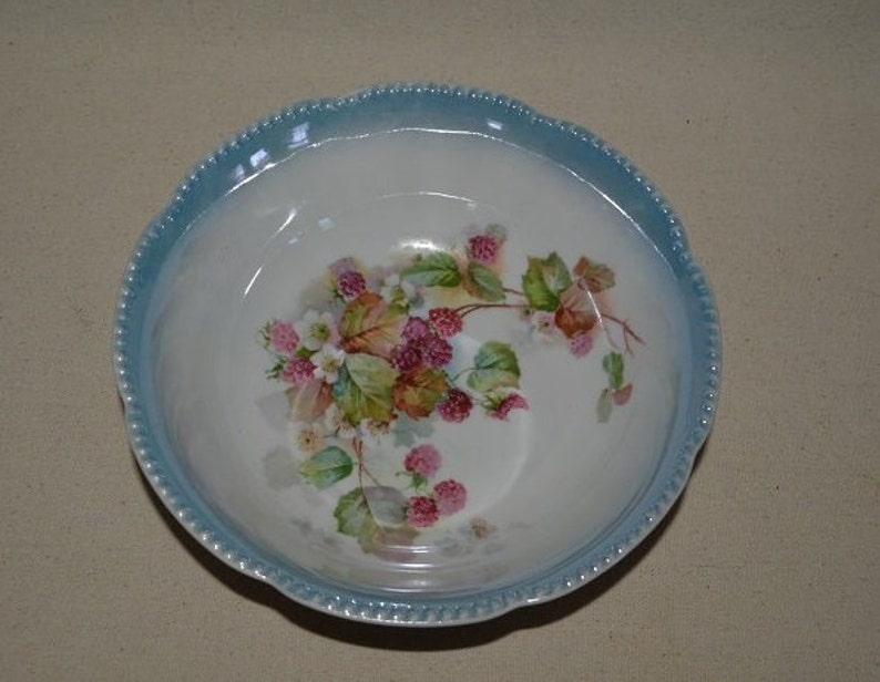 Antique bowl marked Germany collectible serving dish engagement gift vintage kitchen Vintage china serving bowl