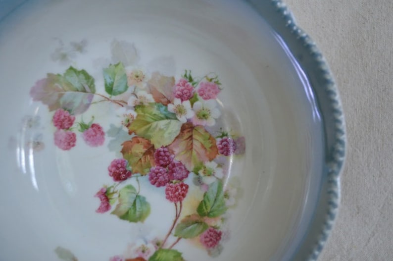 Antique bowl marked Germany collectible serving dish engagement gift vintage kitchen Vintage china serving bowl