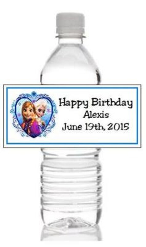 10 DOC MCSTUFFINS CUSTOM BIRTHDAY PARTY FAVORS WATER BOTTLE LABELS WRAPPERS