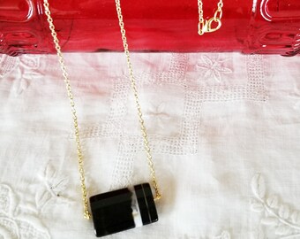 25% OFF Banded Black Onyx Pendant