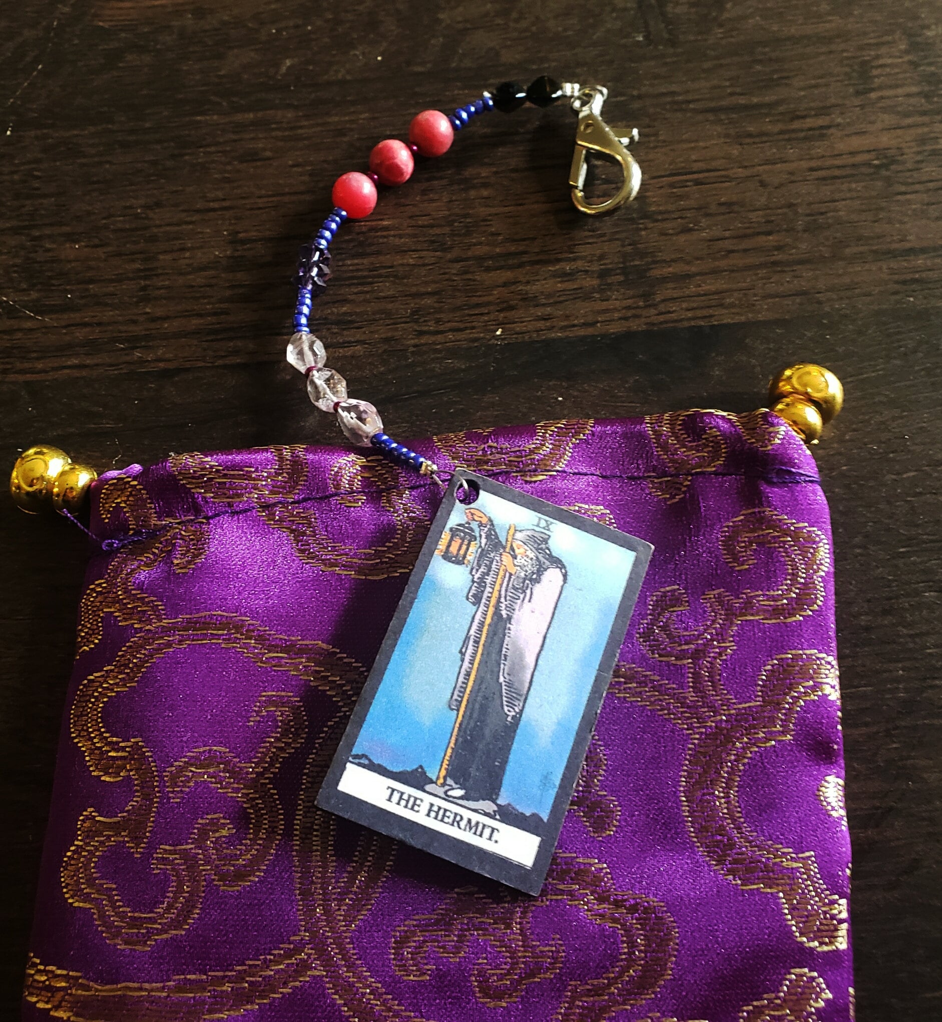 The Hermit Tarot Card as Virgo Mirror Decor