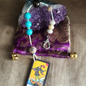 25% OFF The Fool Major Arcana Tarot card - Rearview Mirror Decor/Keychain - New Beginnings