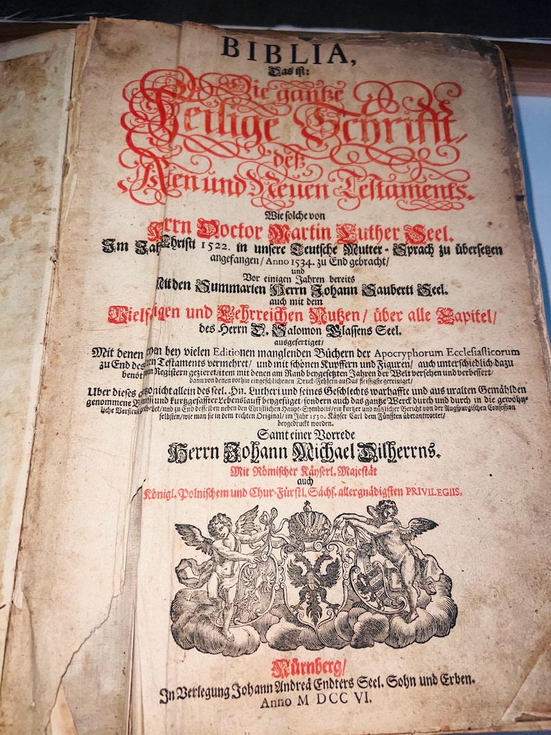 Antique Bible 1700s German Martin Luther Bible 1706 Etsy antique-bible-1700s-german-martin-luther-bible-1706-etsy