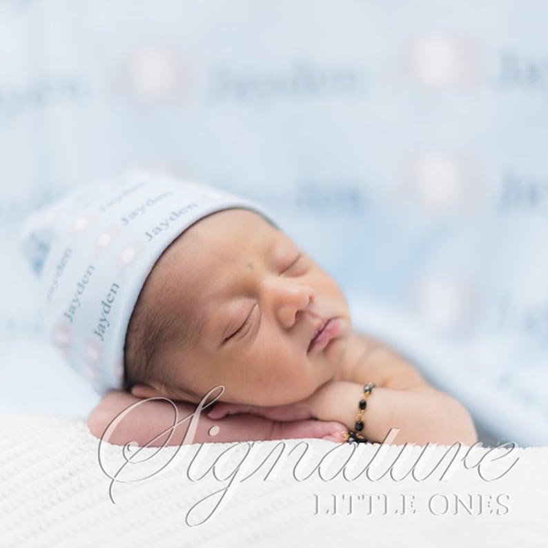 Personalized Baby Blanket Personalized Hat Name Blanket Etsy Canada
