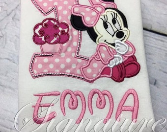 Minnie Mouse Birthday Shirt