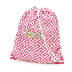 Borsa da palestra greca rosa