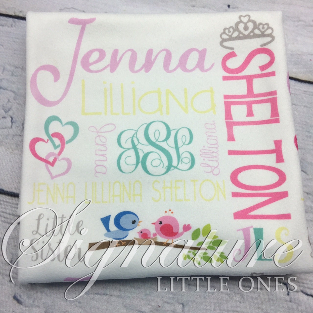 Personalized Baby Blanket Monogramed Baby Blanket Name Etsy Canada