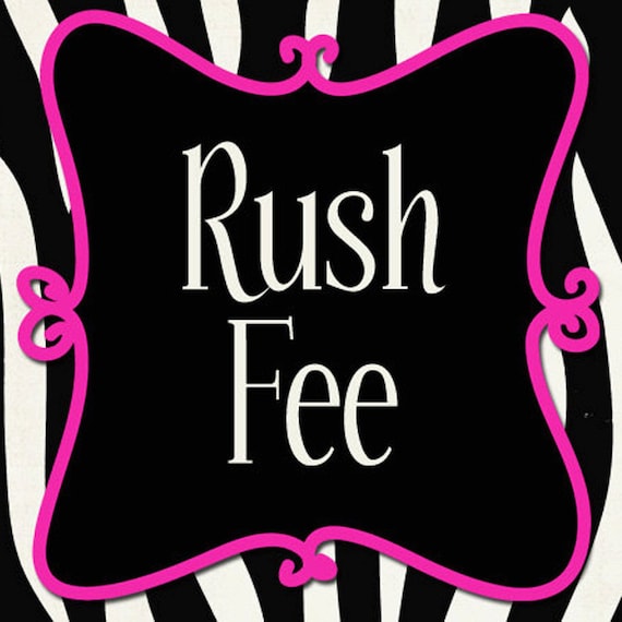 BLANKET RUSH FEE Etsy