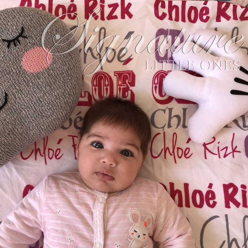 Personalized Baby Blanket Personalized Hat Name Blanket Etsy