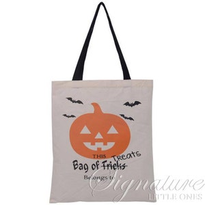 Personalized Halloween Bag/totes - Etsy Canada